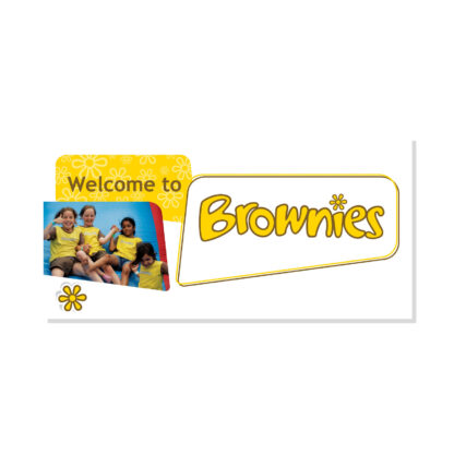 Welcome card - Brownies (5pk)
