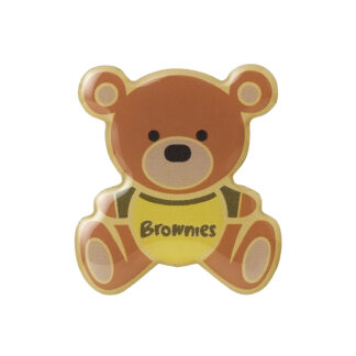 Brownies Teddy pin badge - metal
