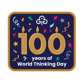 World thinking day 2026 woven badge