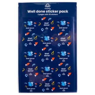 Well done stickers