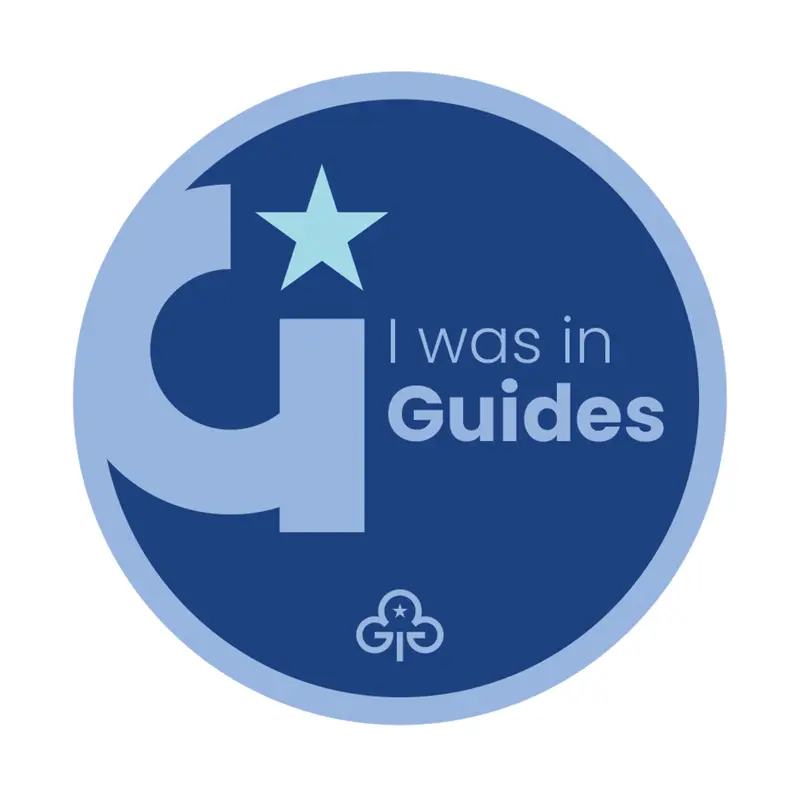 I was in guides woven badge