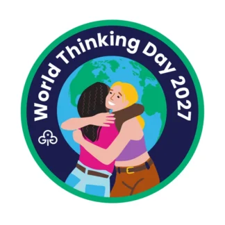 World thinking day 2027 woven badge