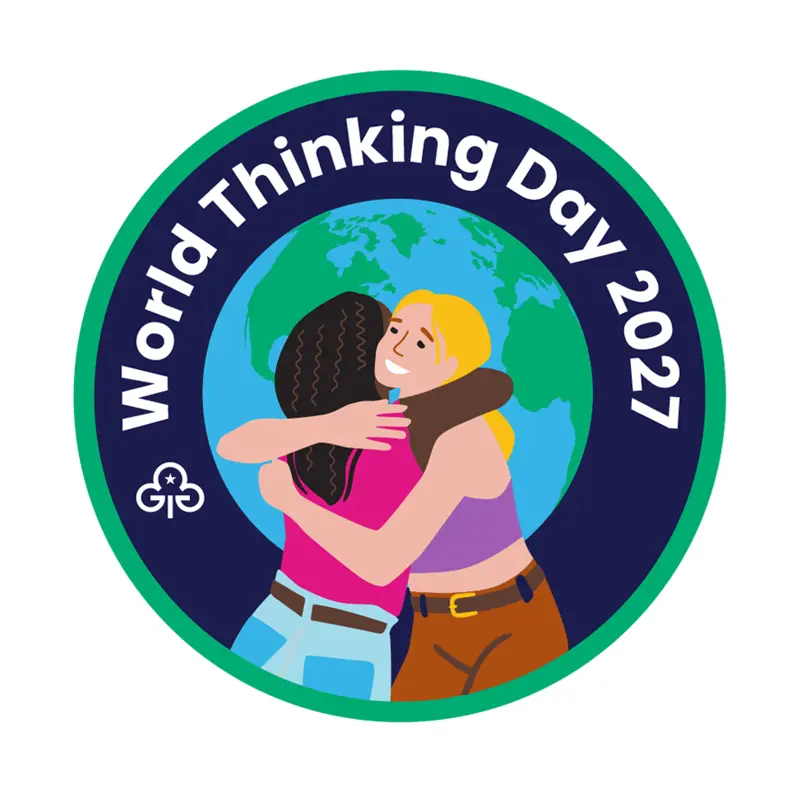 World thinking day 2027 woven badge