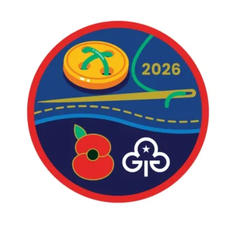 Remembrance woven badge and card 2026