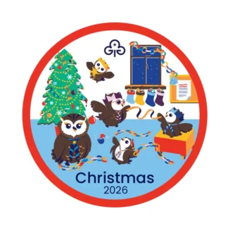 Christmas 2026 woven badge