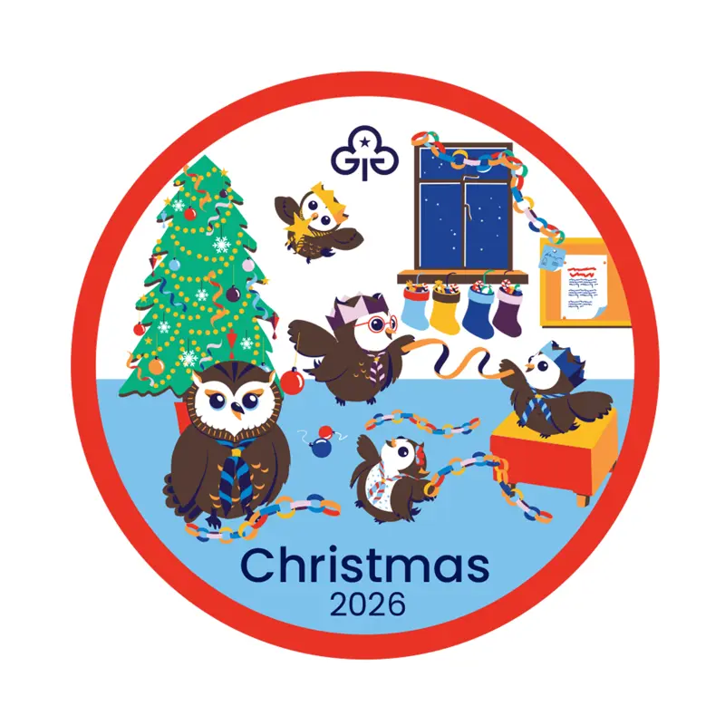 Christmas 2026 woven badge
